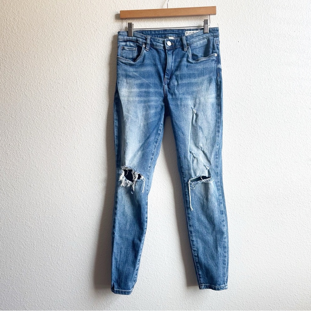 Blank NYC The Bond Mid-Rise Skinny Distressed Jeans Women’s Size 28
